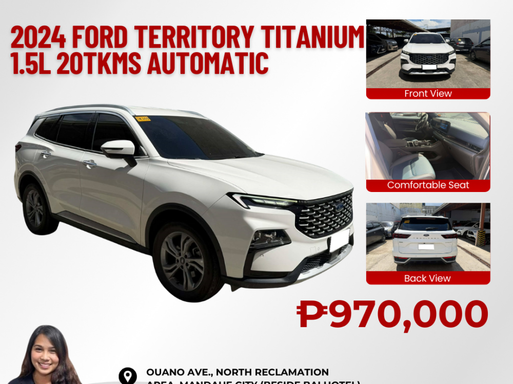 2024 NEXT GEN FORD TERRITORY TITANIUM 1.5L AUTOMATIC TRANSMISSION