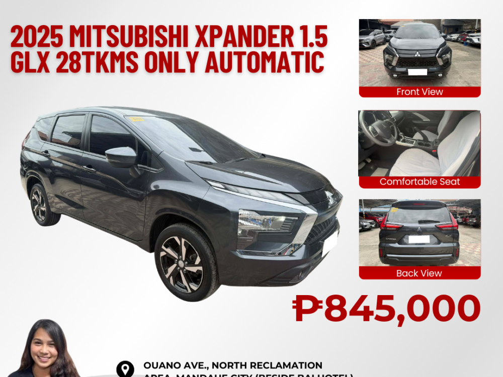 2025 MITSUBISHI XPANDER GLX 1.5L AUTOMATIC TRANSMISSION