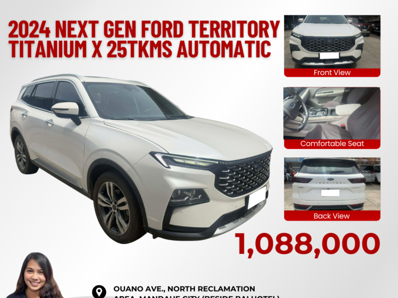 2024 NEXT GEN FORD TERRITORY TITANIUM X 1.5L AUTOMATIC TRANSMISSION