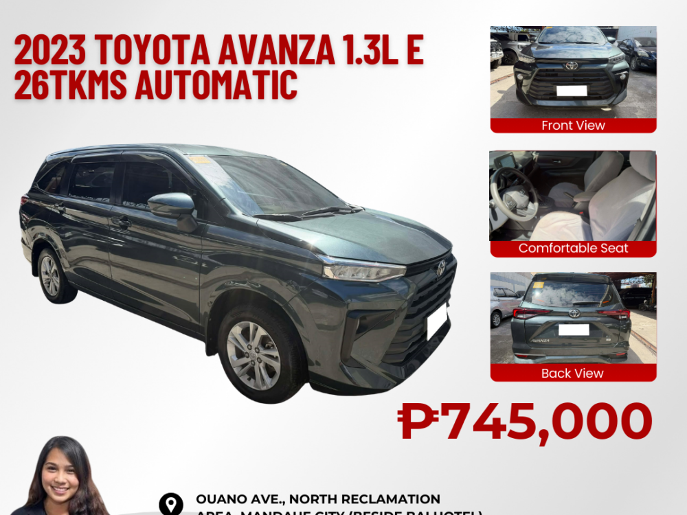 2023 TOYOTA AVANZA 1.3L E AUTOMATIC TRANSMISSION