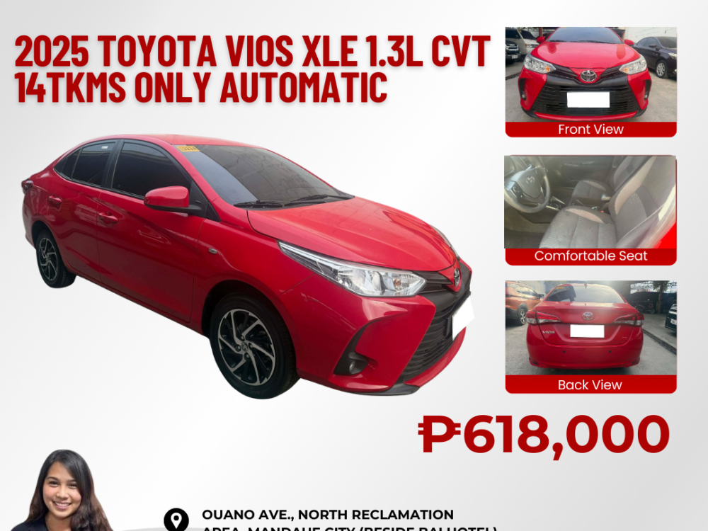 2025 TOYOTA VIOS XLE 1.3L AUTOMATIC TRANSMISSION