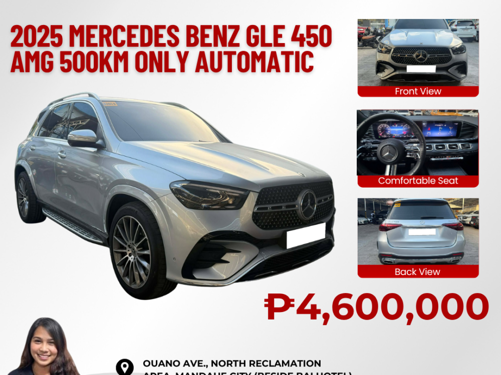 2025 MERCEDES BENZ GLE 450 4MATIC AMG LINE AUTOMATIC TRANSMISSION