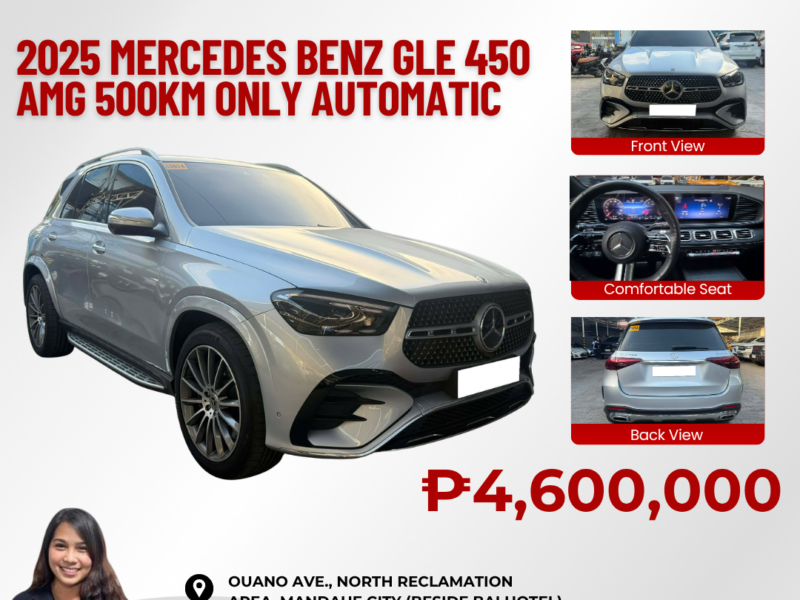 2025 MERCEDES BENZ GLE 450 4MATIC AMG LINE AUTOMATIC TRANSMISSION