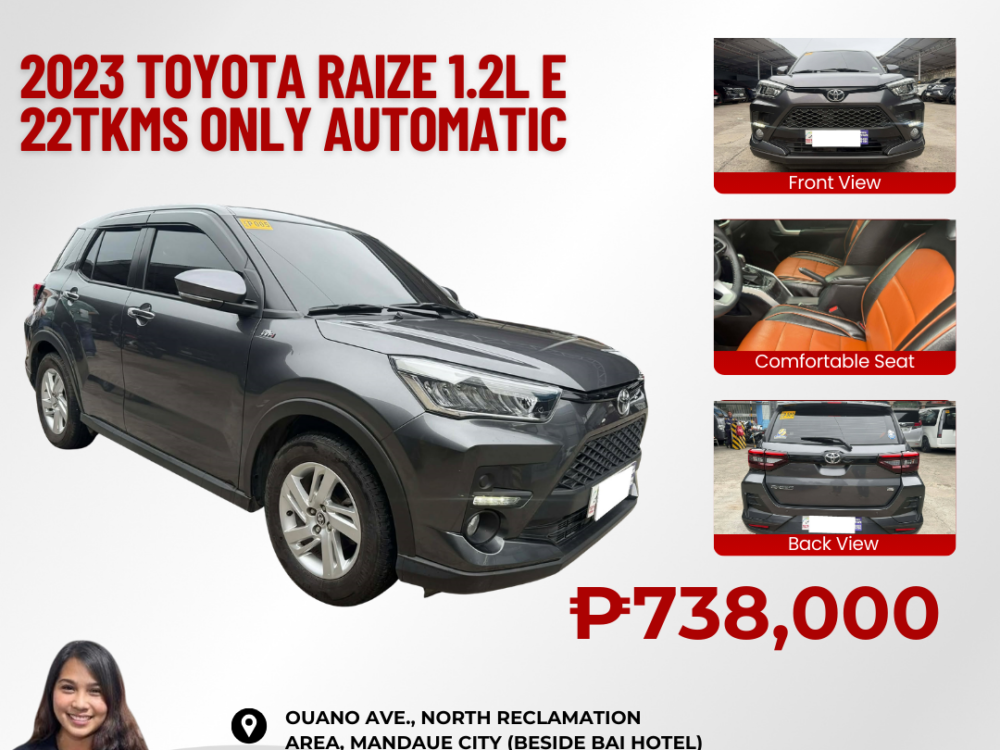 2023 TOYOTA RAIZE G 1.2 G AUTOMATIC TRANSMISSION