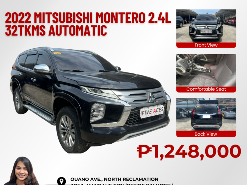 2022 MITSUBISHI MONTERO GLS 2.4L AUTOMATIC TRANSMISSION