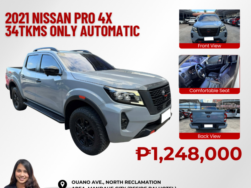 2021 NISSAN PRO4X 4X4 AUTOMATIC TRANSMISSION