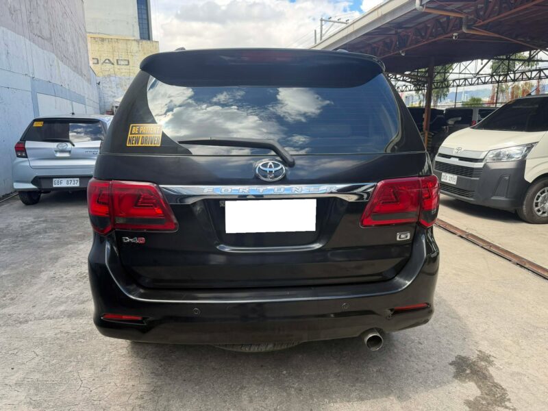 2012 TOYOTA FORTUNER G 2.5L 4X2 AUTOMATIC TRANSMISSION