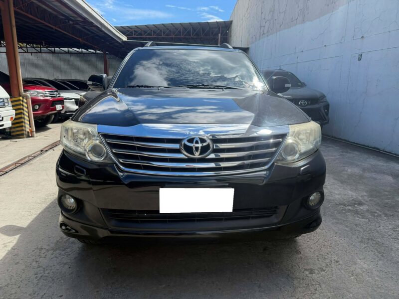 2012 TOYOTA FORTUNER G 2.5L 4X2 AUTOMATIC TRANSMISSION