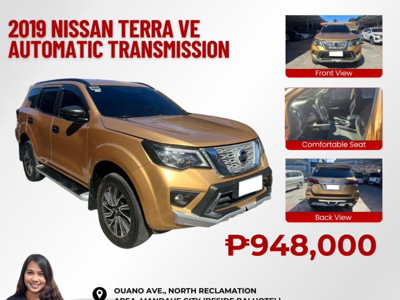 2019 NISSAN TERRA VE AUTOMATIC TRANSMISSION