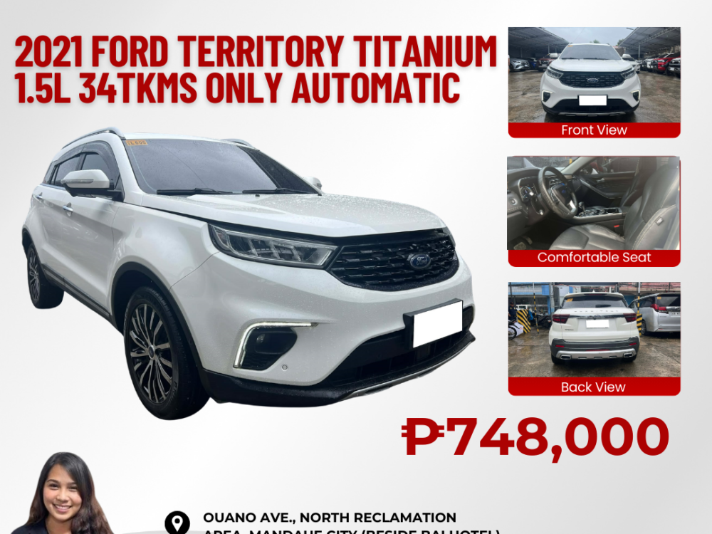 2021 FORD TERRITORY TITANIUM 1.5L ECOBOOST AUTOMATIC TRANSMISSION
