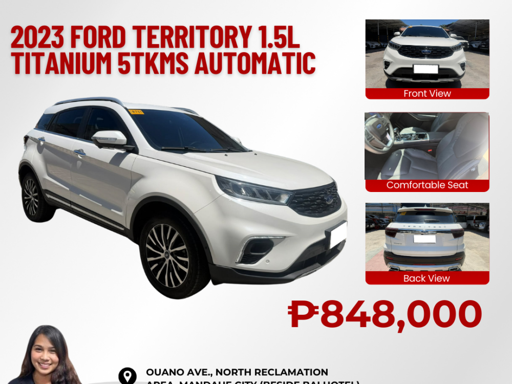 2023 FORD TERRITORY 1.5L TITANIUM AUTOMATIC TRANSMISSION
