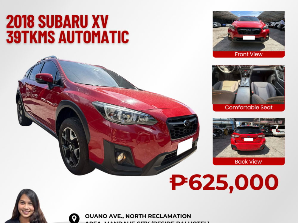 2018 SUBARU XV AUTOMATIC TRANSMISSION
