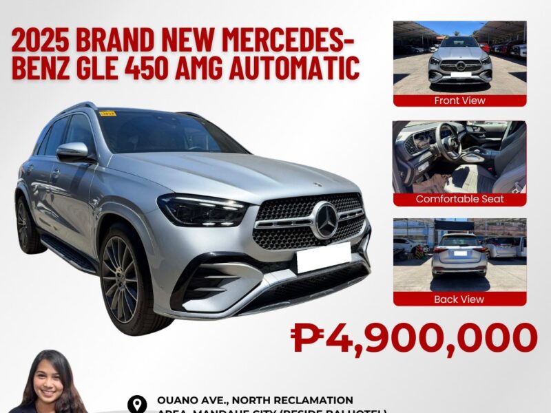 2025 BRAND NEW Mercedes-Benz GLE 450 4MATIC AMG Line