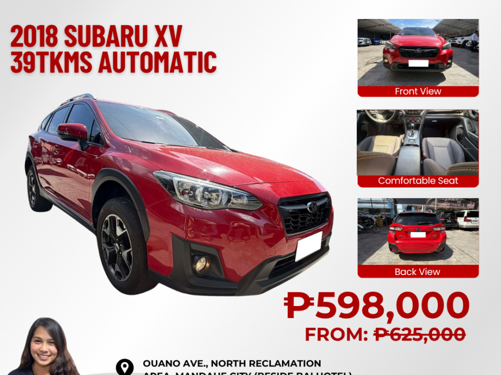 2018 SUBARU XV AUTOMATIC TRANSMISSION