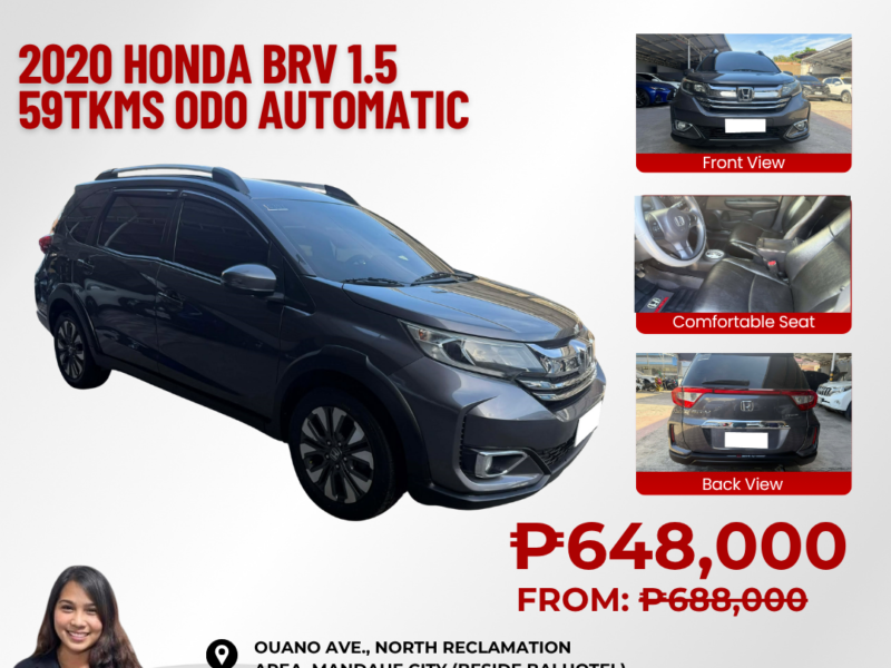 2020 HONDA BRV 1.5L AUTOMATIC TRANSMISSION