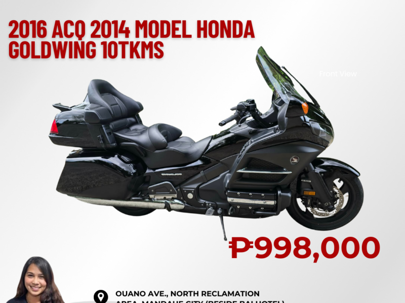2016 ACQ 2014 MODEL HONDA GOLDWING