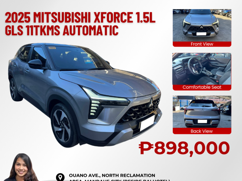2025 MITSUBISHI XFORCE 1.5L GLS AUTOMATIC TRANSMISSION
