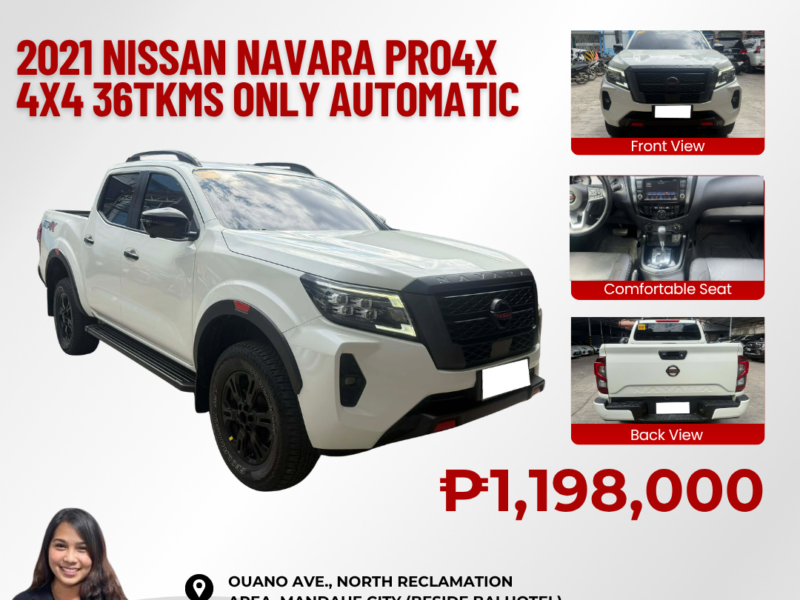 2021 NISSAN NAVARA PRO4X AUTOMATIC TRANSMISSION