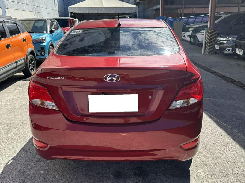 2019 HYUNDAI ACCENT 1.4L GASOLINE MANUAL TRANSMISSION