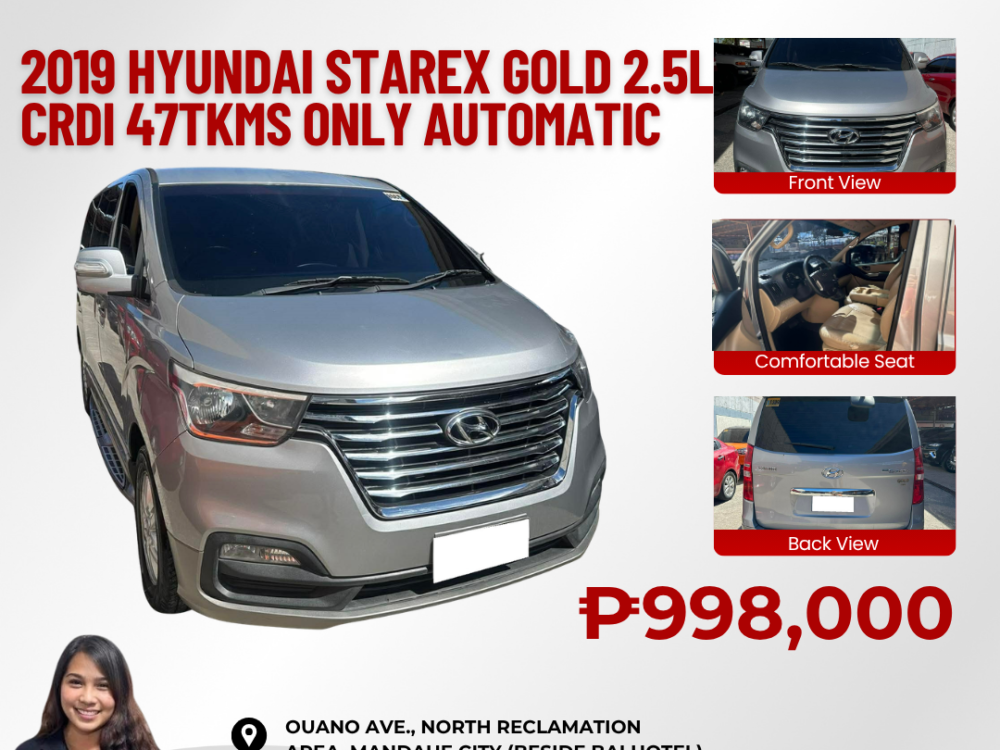 2019 HYUNDAI STAREX GOLD 2.5L CRDi AUTOMATIC TRANSMISSION
