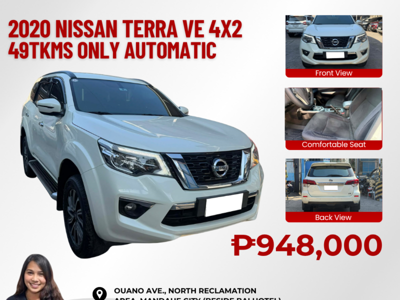 2020 NISSAN TERRA VE 4X2 AUTOMATIC TRANSMISSION