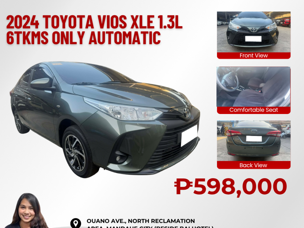 2024 TOYOTA VIOS XLE AUTOMATIC TRANSMISSION