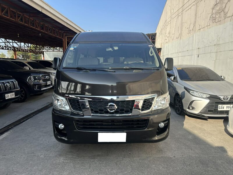 2017 NISSAN URVAN PREMIUM HIGHROOF MANUAL TRANSMISSION