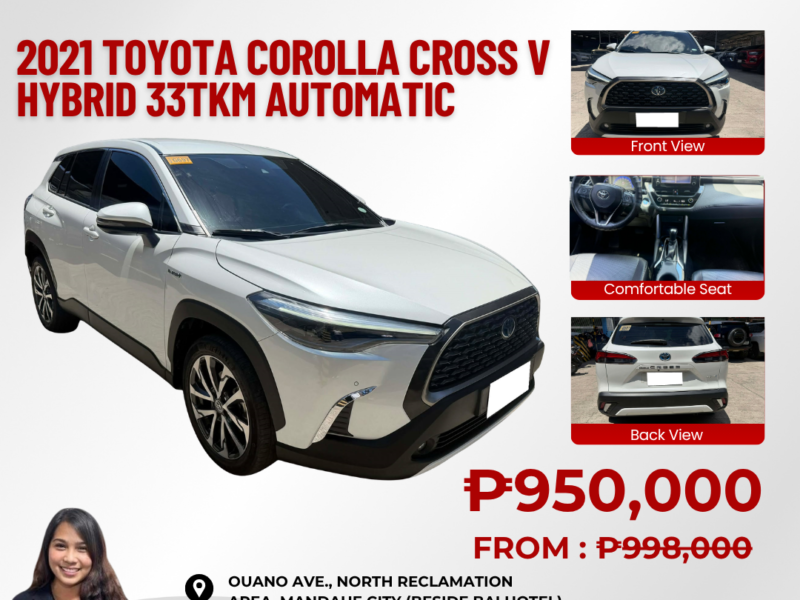 2021 TOYOTA COROLLA CROSS 1.8L V HYBRID AUTOMATIC TRANSMISSION