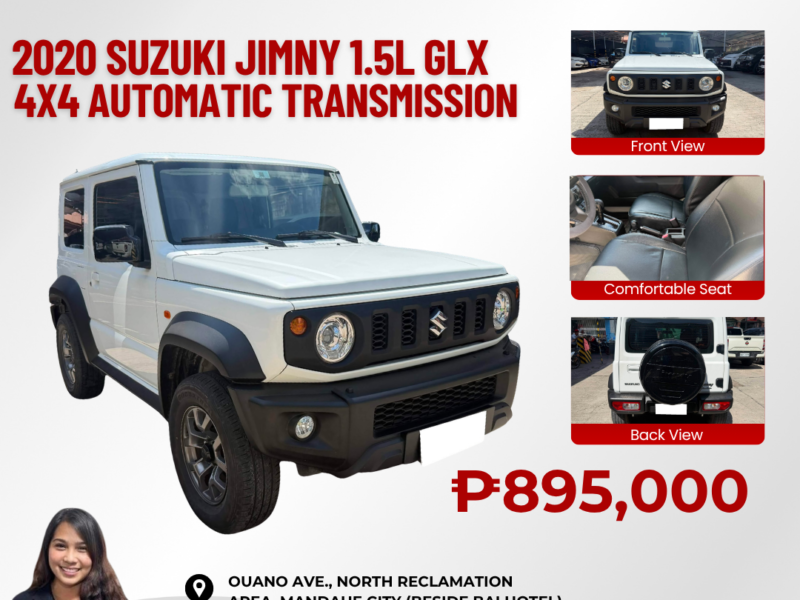 2020 SUZUKI JIMNY 1.5L GLX AUTOMATIC TRANSMISSION