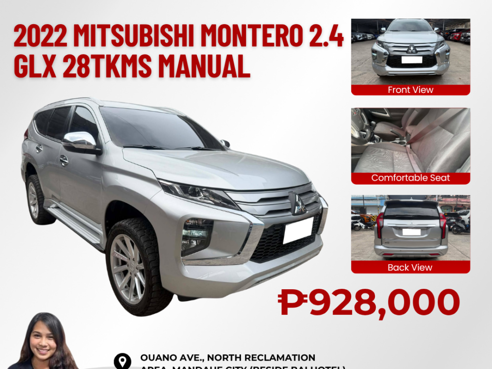 2022 MITSUBISHI MONTERO 2.4L GLX MANUAL TRANSMISSION