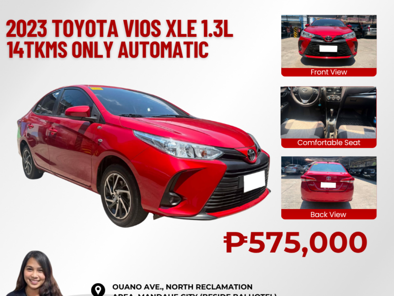 2023 TOYOTA VIOS XLE 1.3L AUTOMATIC TRANSMISSION