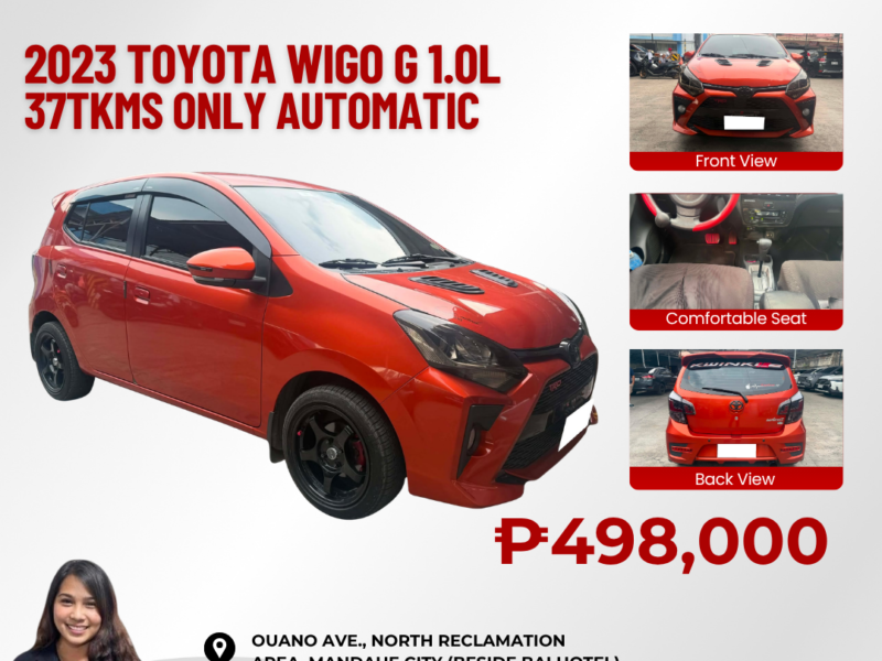 2023 TOYOTA WIGO G 1.0L AUTOMATIC TRANSMISSION