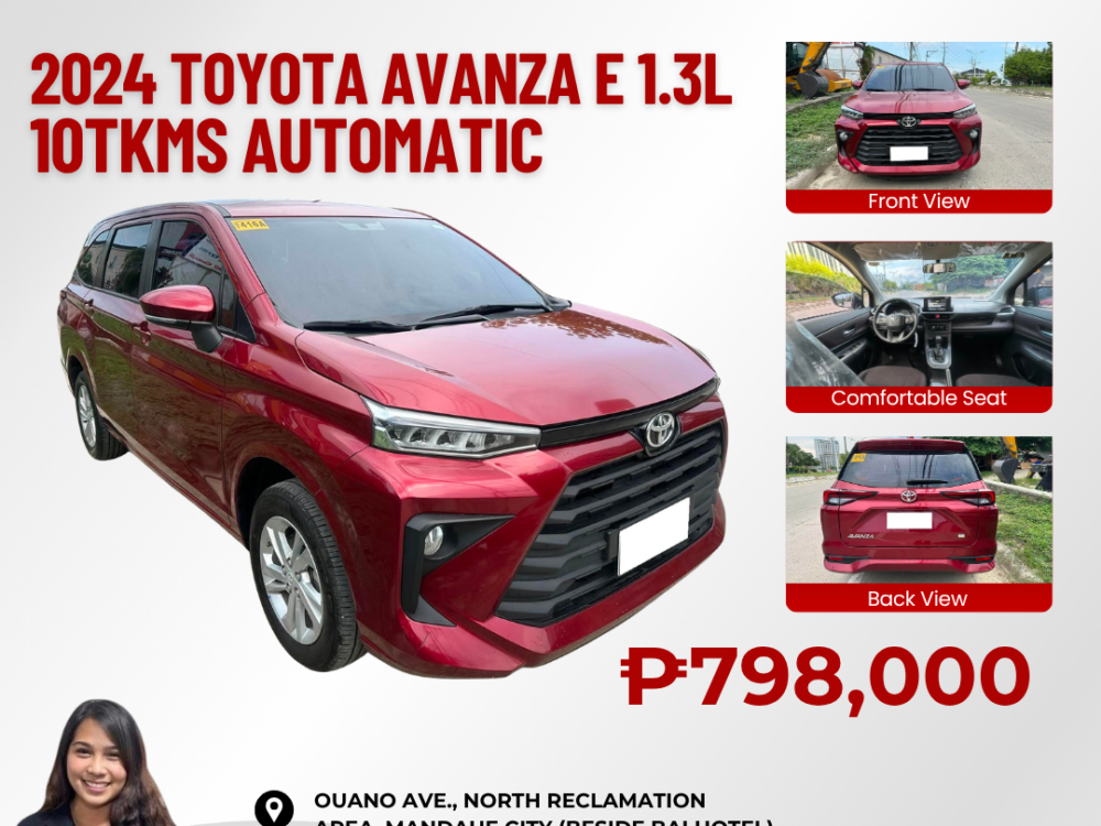 2024 TOYOTA AVANZA E 1.3L AUTOMATIC TRANSMISSION