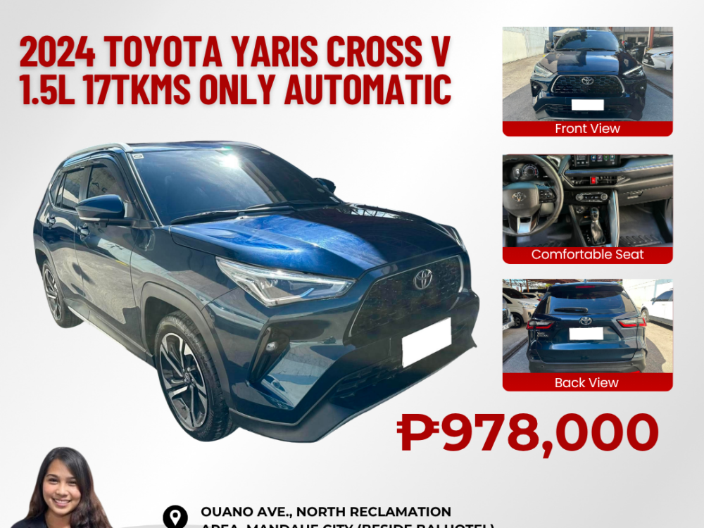 2024 TOYOTA YARIS CROSS 1.5L V AUTOMATIC TRANSMISSION