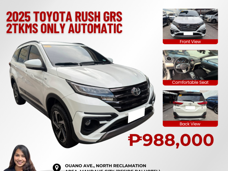 2025 TOYOTA RUSH GRS AUTOMATIC TRANSMISSION
