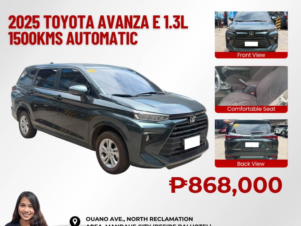 2025 TOYOTA AVANZA E 1.3L AUTOMATIC TRANSMISSION