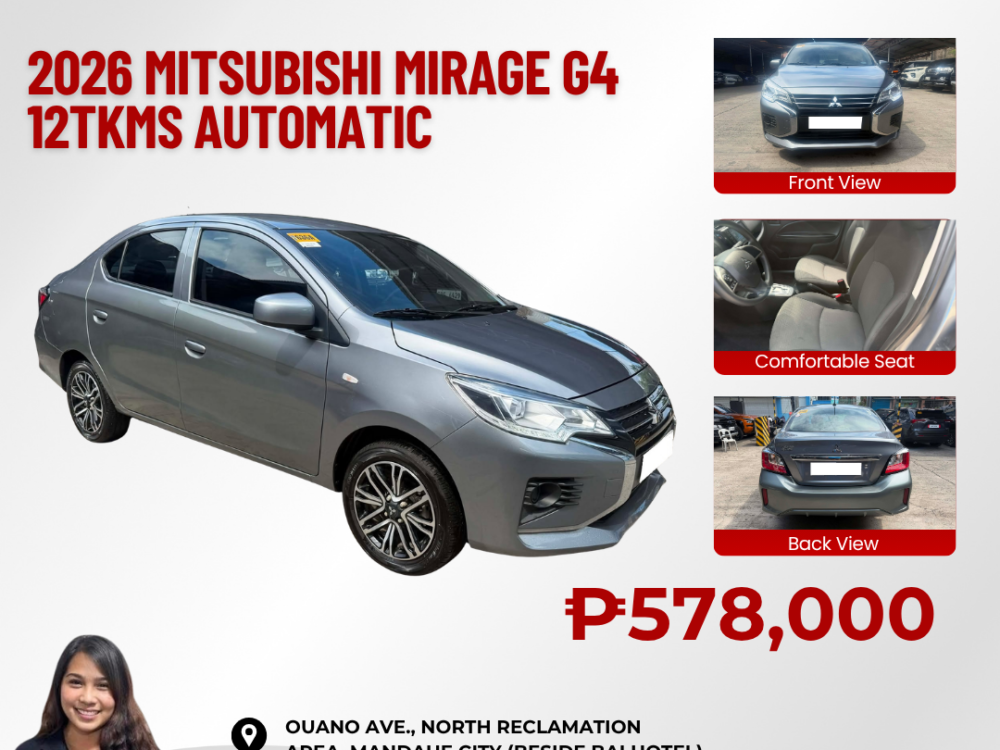 2026 MITSUBISHI MIRAGE G4 AUTOMATIC TRANSMISSION