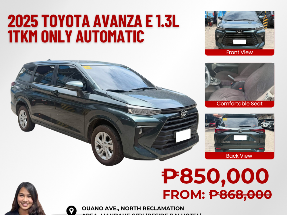 2025 TOYOTA AVANZA E 1.3L AUTOMATIC TRANSMISSION