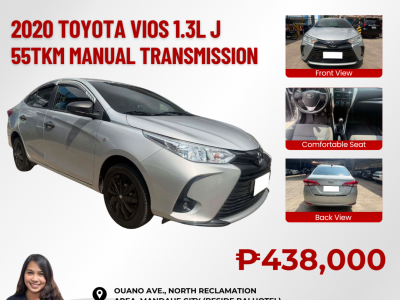 2020 TOYOTA VIOS 1.3L J MANUAL TRANSMISSION