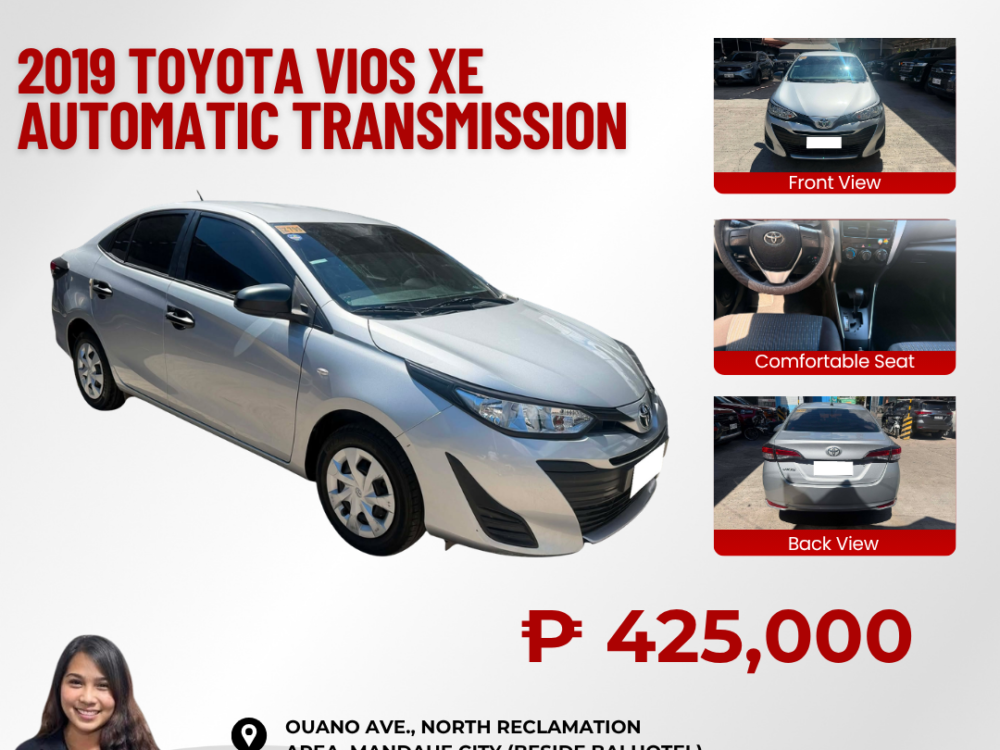2019 TOYOTA VIOS XE
