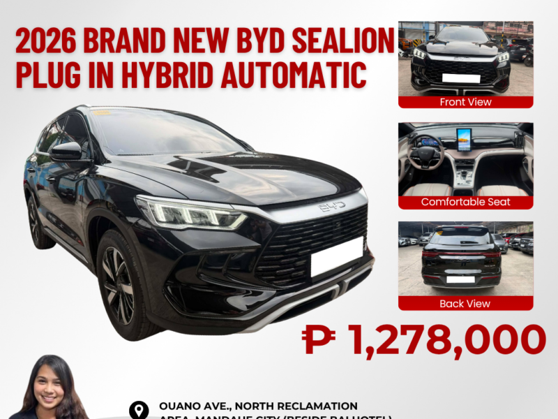 2026 BRAND NEW BYD SEALION 5 DM-i PLUG IN HYBRID AUTOMATIC TRANSMISSION
