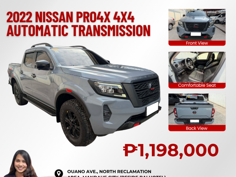 2022 NISSAN PRO4X 4X4