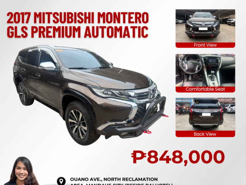 2017 MITSUBISHI MONTERO GLS PREMIUM