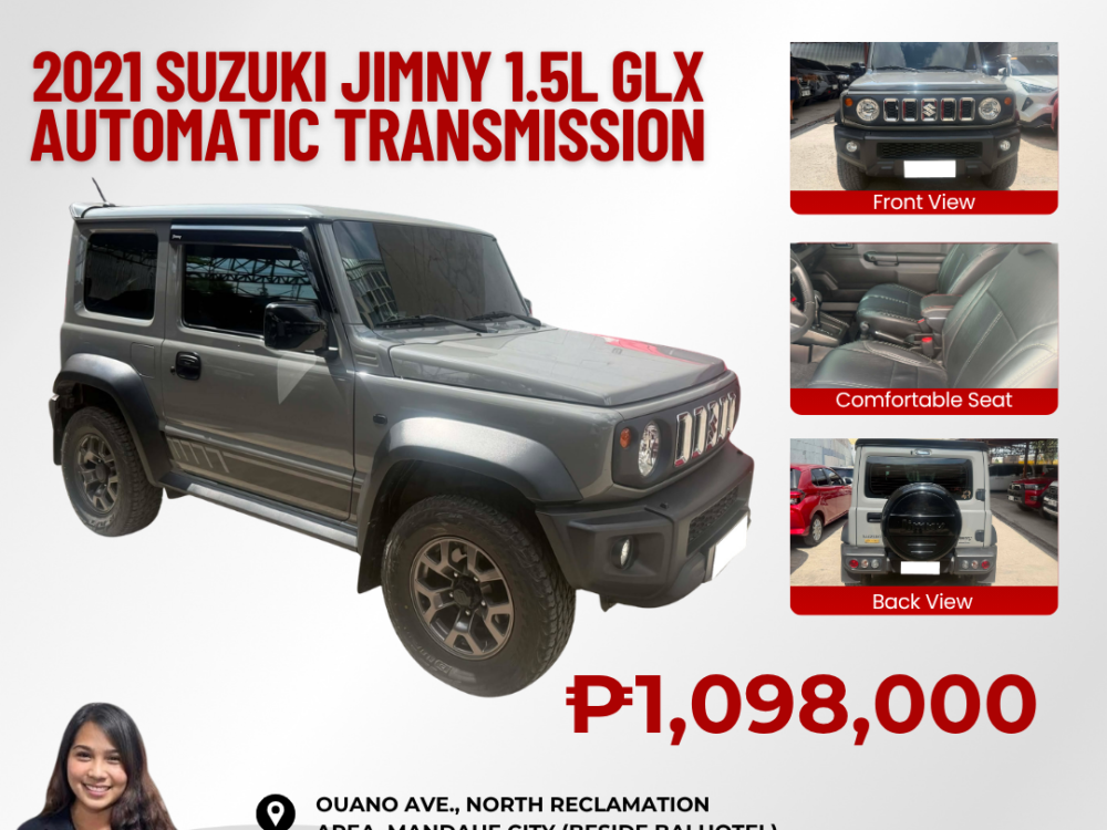 2021 SUZUKI JIMNY 1.5L GLX 4X4 AUTOMATIC TRANSMISSION 9TKMS