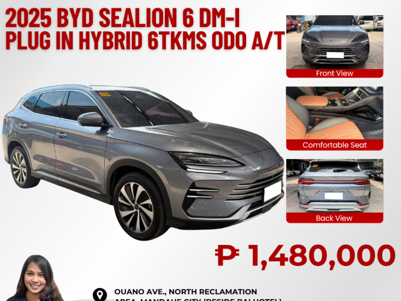 2025 BYD SEALION 6 DM-i PLUG IN HYBRID AUTOMATIC TRANSMISSION 6TKMS ONLY!!!