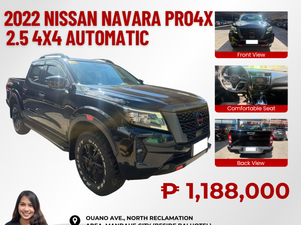 2022 NISSAN NAVARA PRO4X AUTOMATIC TRANSMISSION