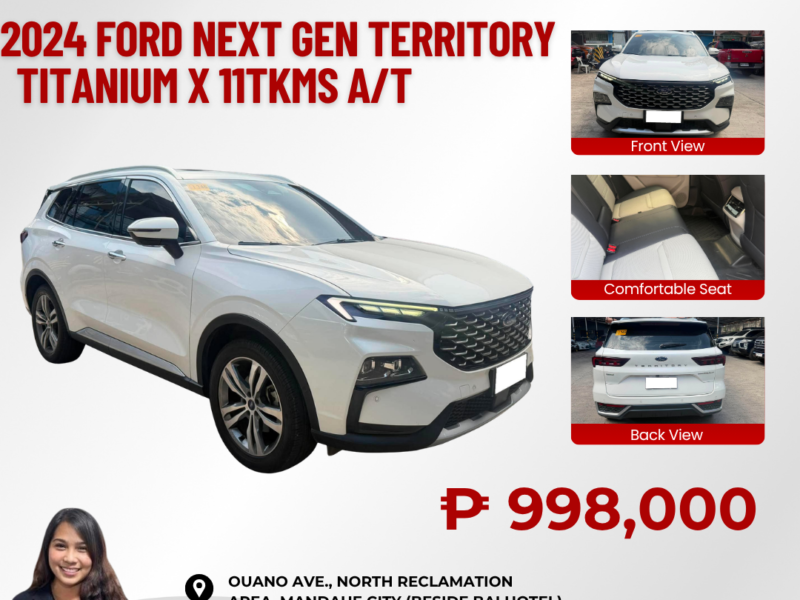 2024 NEXT GEN FORD TERRITORY TITANIUM X AUTOMATIC TRANSMISSION 11TKM ONLY!!!!