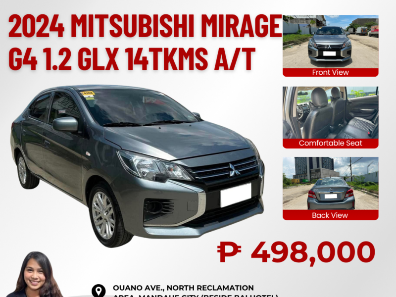 2024 MITSUBISHI MIRAGE G4 1.2 GLX AUTOMATIC TRANSMISSION