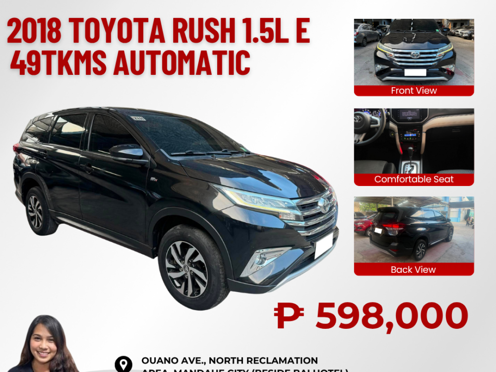 2018 TOYOTA RUSH 1.5L E AUTOMATIC TRANSMISSION