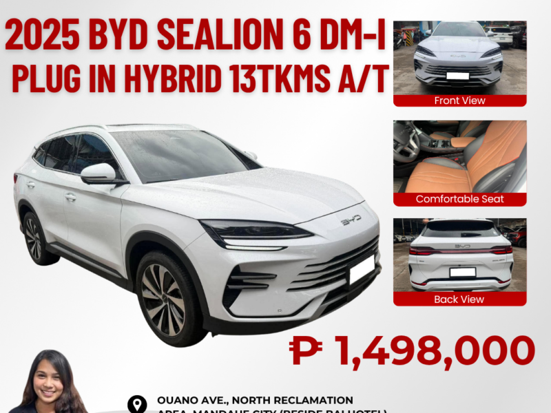 2025 BYD SEALION 6 DM-i PLUG IN HYBRID AUTOMATIC TRANSMISSION 13TKM ONLY!!!